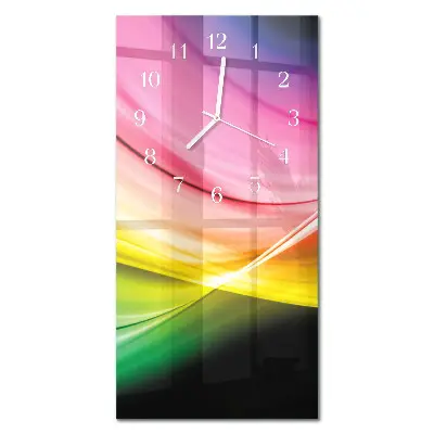 Vertikale Uhr Abstrakte Linien