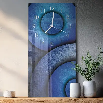 Wanduhr mit motiv vertikal Die Kunst der Räder