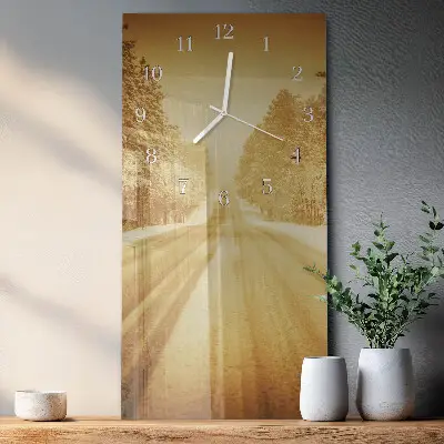 Wanduhr mit motiv vertikal Weit