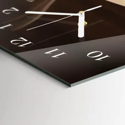 Moderne wanduhr vertikal Becher