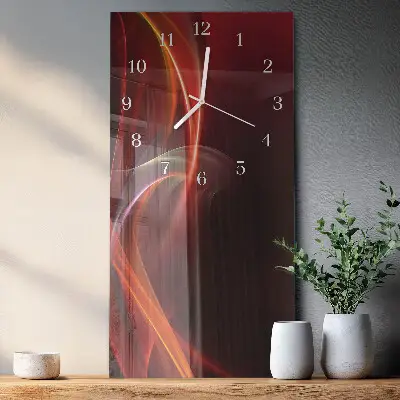 Vertikale Uhr Abstrakte Linien