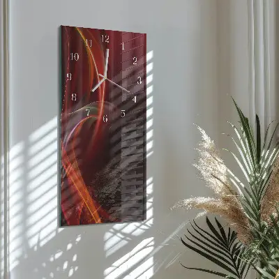 Vertikale Uhr Abstrakte Linien
