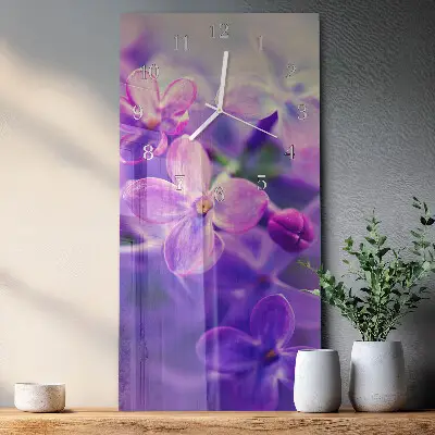 Vertikale Uhr Blumen