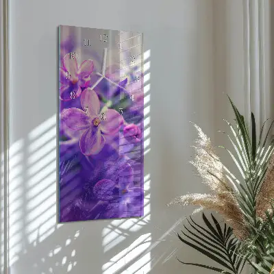 Vertikale Uhr Blumen
