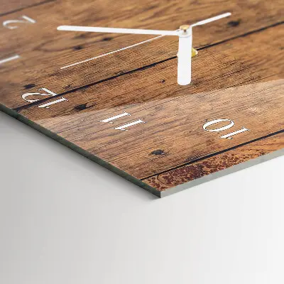 Moderne wanduhr vertikal Holz