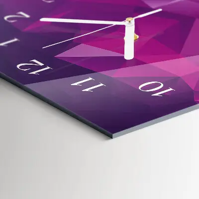 Wanduhr mit motiv vertikal Muster