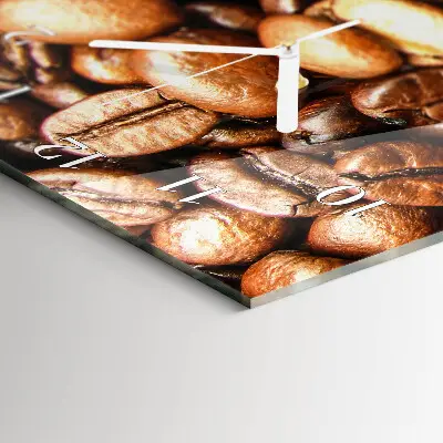 Wanduhr design ausgefallen vertikal Kaffeebohnen