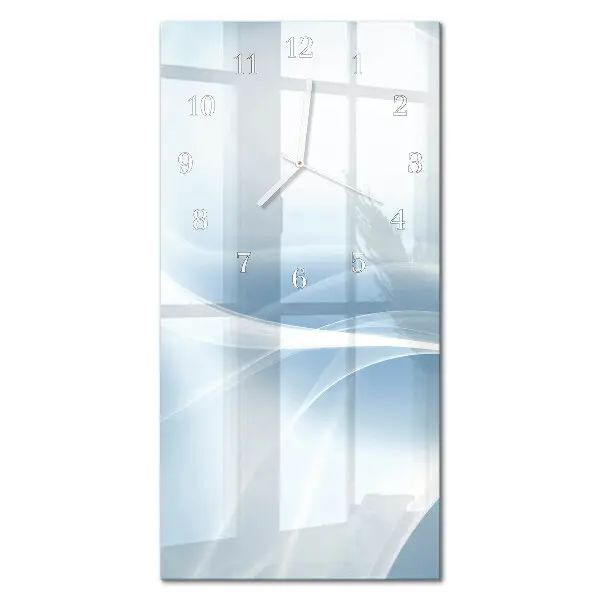 Moderne wanduhr vertikal Abstrakte Linien