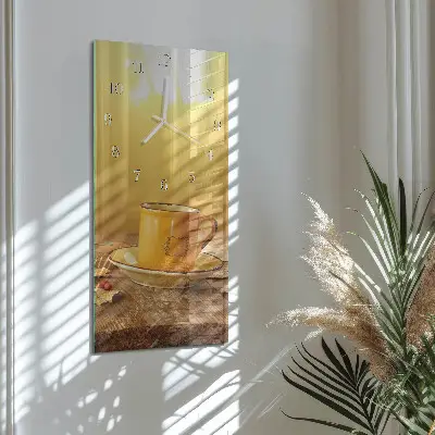 Vertikale Uhr Becher