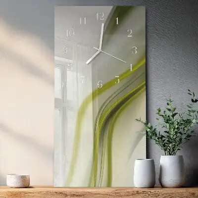 Wanduhr design ausgefallen vertikal Abstrakte Linien