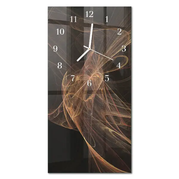 Vertikale glas wanduhr Muster