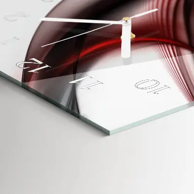 Wanduhr design ausgefallen vertikal Abstrakte Linien
