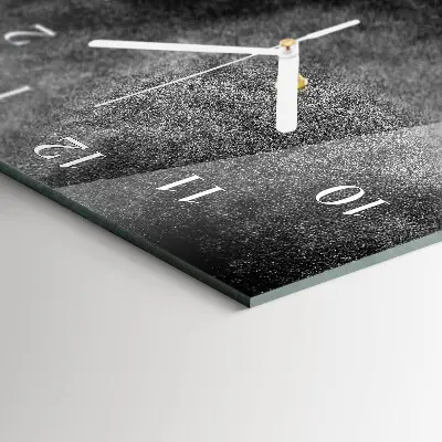 Vertikale glas wanduhr Sand