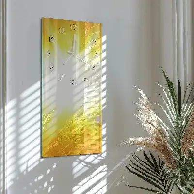 Wanduhr design ausgefallen vertikal Sonnenlicht