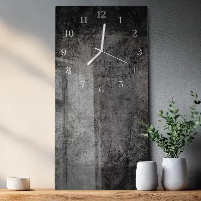 Wanduhr mit motiv vertikal Muster