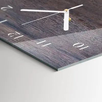 Wanduhr mit motiv vertikal Holzbrett
