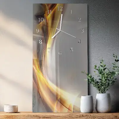 Moderne wanduhr vertikal Abstraktion