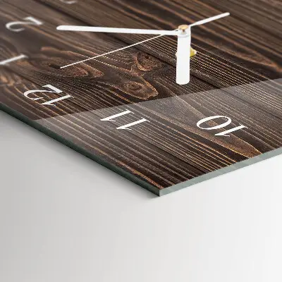 Wanduhr design ausgefallen vertikal Holz