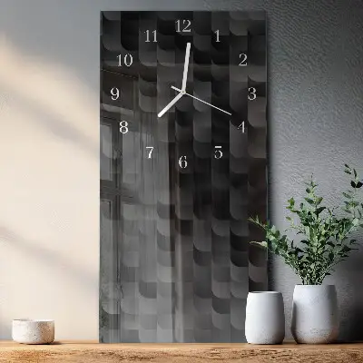 Wanduhr design ausgefallen vertikal Skala
