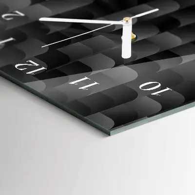 Wanduhr design ausgefallen vertikal Skala