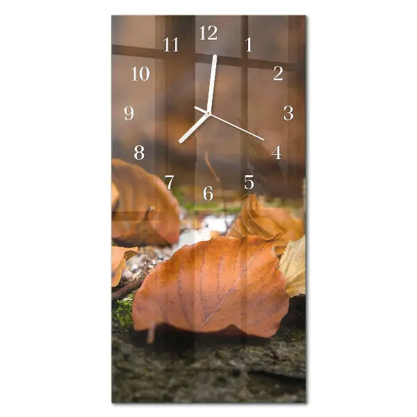 Wanduhr mit motiv vertikal Herbst