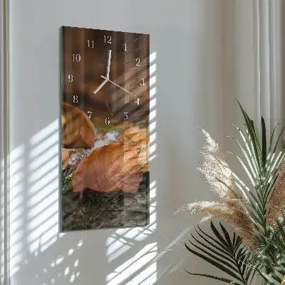 Wanduhr mit motiv vertikal Herbst