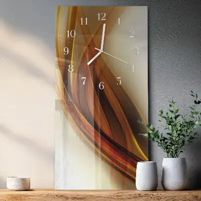 Moderne wanduhr vertikal Abstraktion
