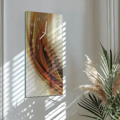 Moderne wanduhr vertikal Abstraktion