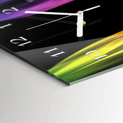 Wanduhr mit motiv vertikal Abstraktion