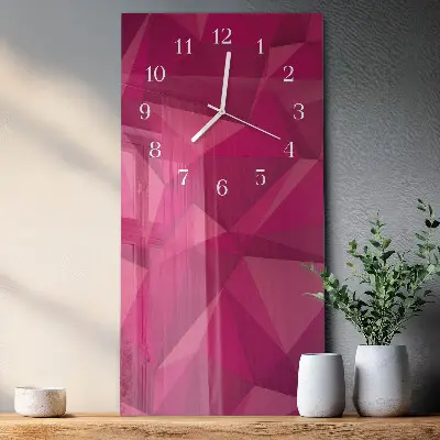 Wanduhr design ausgefallen vertikal Abstraktion