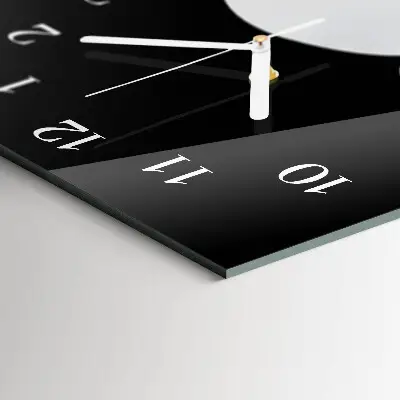 Wanduhr mit motiv vertikal Blume