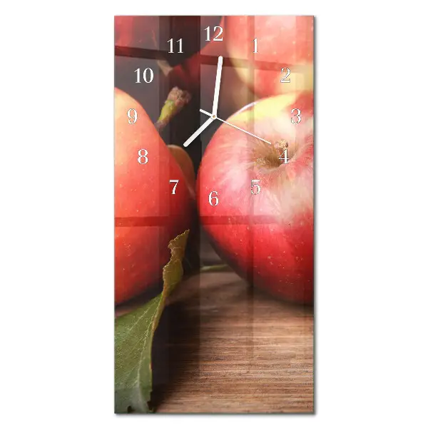 Vertikale Uhr Apfel