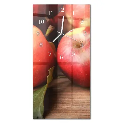 Vertikale Uhr Apfel