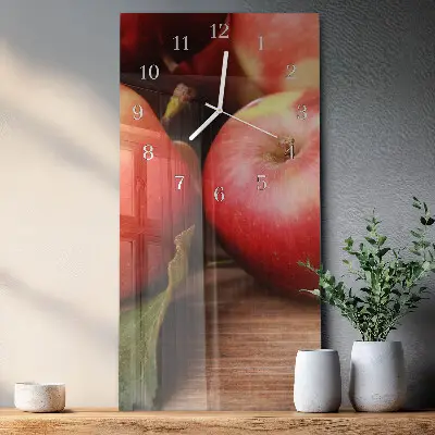 Vertikale Uhr Apfel