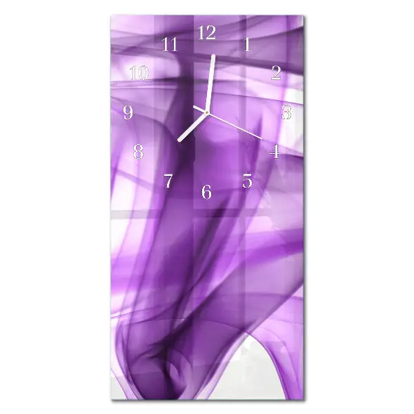 Moderne wanduhr vertikal Viola-Muster