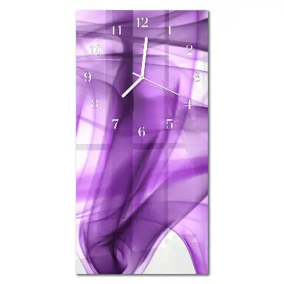 Moderne wanduhr vertikal Viola-Muster