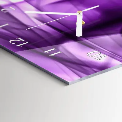 Moderne wanduhr vertikal Viola-Muster