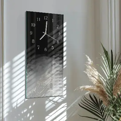 Wanduhr mit motiv vertikal Rauch