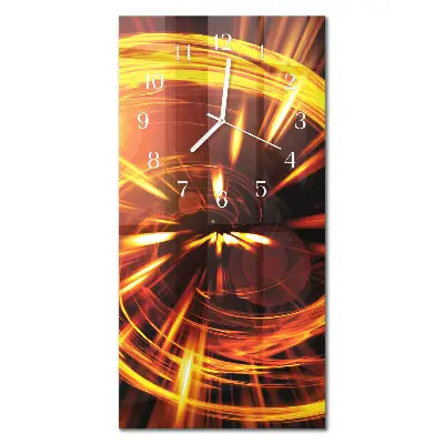 Wanduhr design ausgefallen vertikal Muster