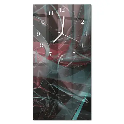Moderne wanduhr vertikal Muster