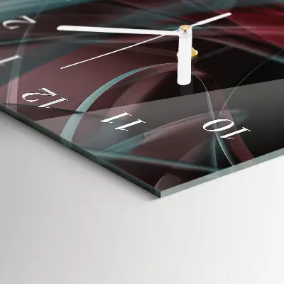 Moderne wanduhr vertikal Muster