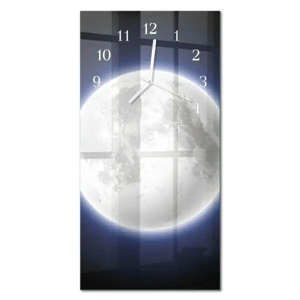 Vertikale Uhr Mond