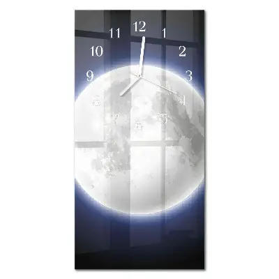Vertikale Uhr Mond