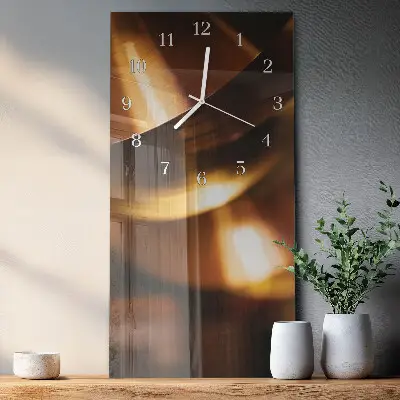Wanduhr design ausgefallen vertikal Muster