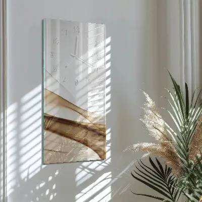 Moderne wanduhr vertikal Abstraktion