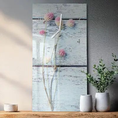 Vertikale Uhr Klee