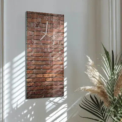Vertikale Uhr Ziegel