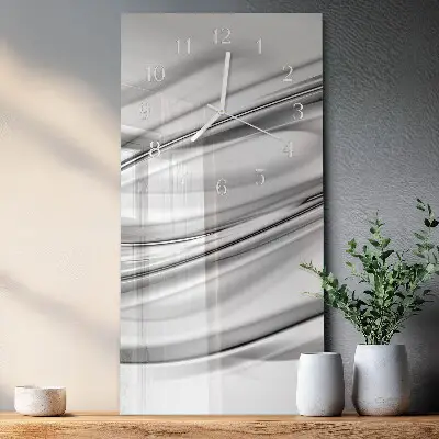 Vertikale glas wanduhr Muster