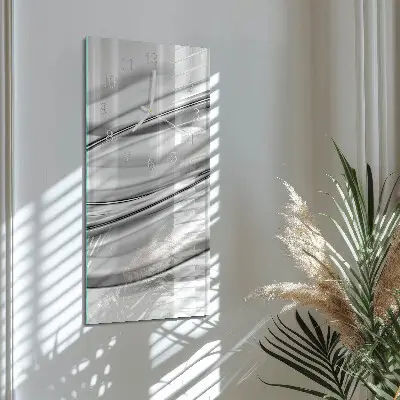 Vertikale glas wanduhr Muster