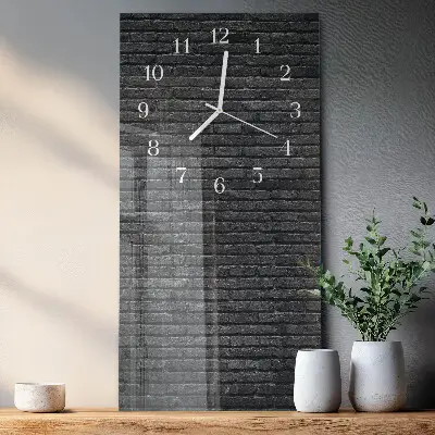 Wanduhr mit motiv vertikal Klinker